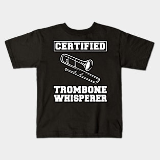 Brass and Laughs: Certified Trombone Whisperer Tee - Funny Music T-Shirt! Kids T-Shirt